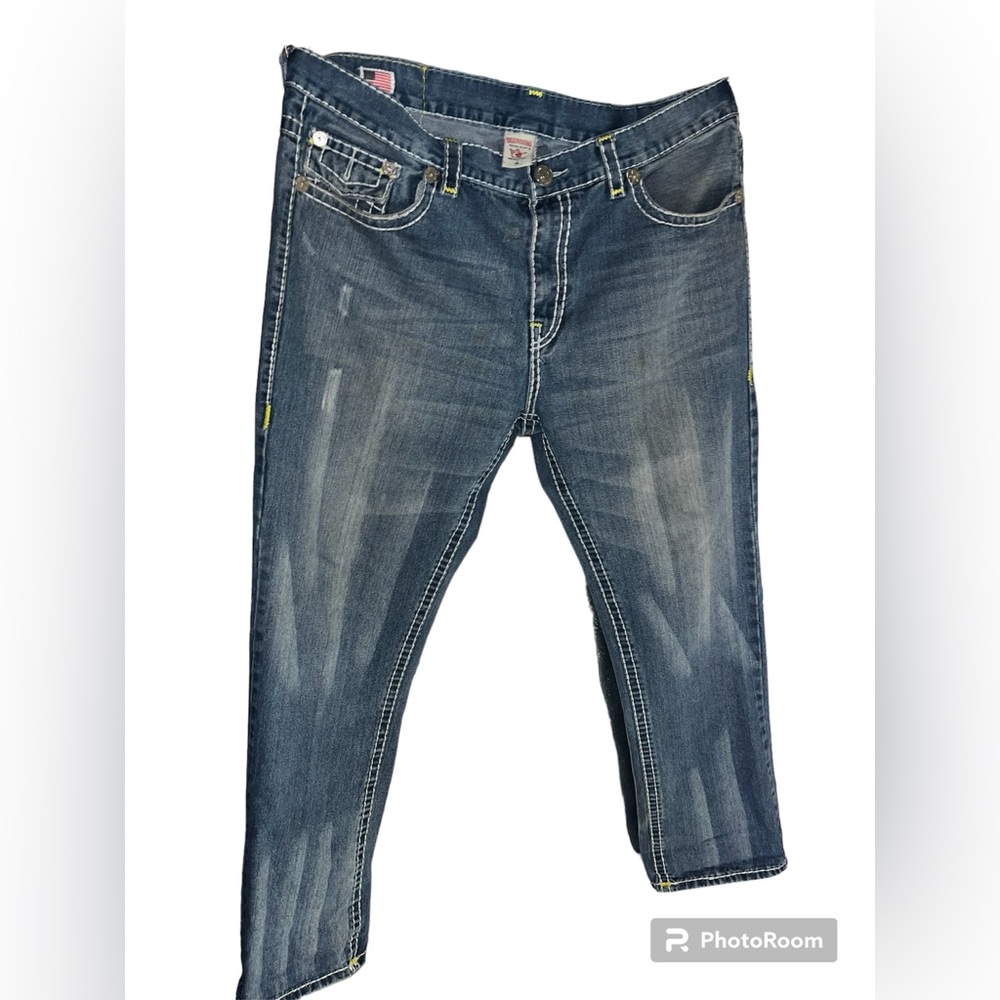 True Religion Ricky Super T blue denim size 42 great condition